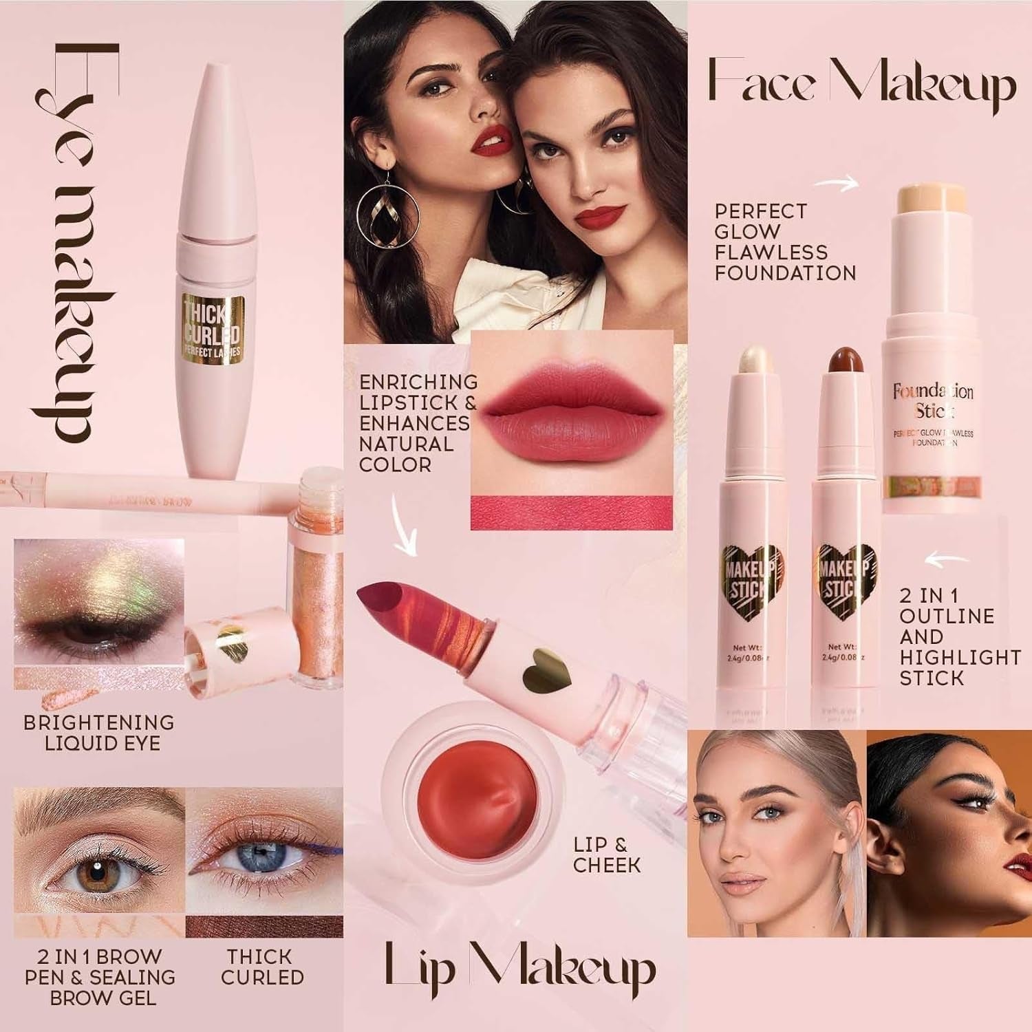 Heavenly Gadget Teen Glam Makeup Kit – All-in-One Beauty Set