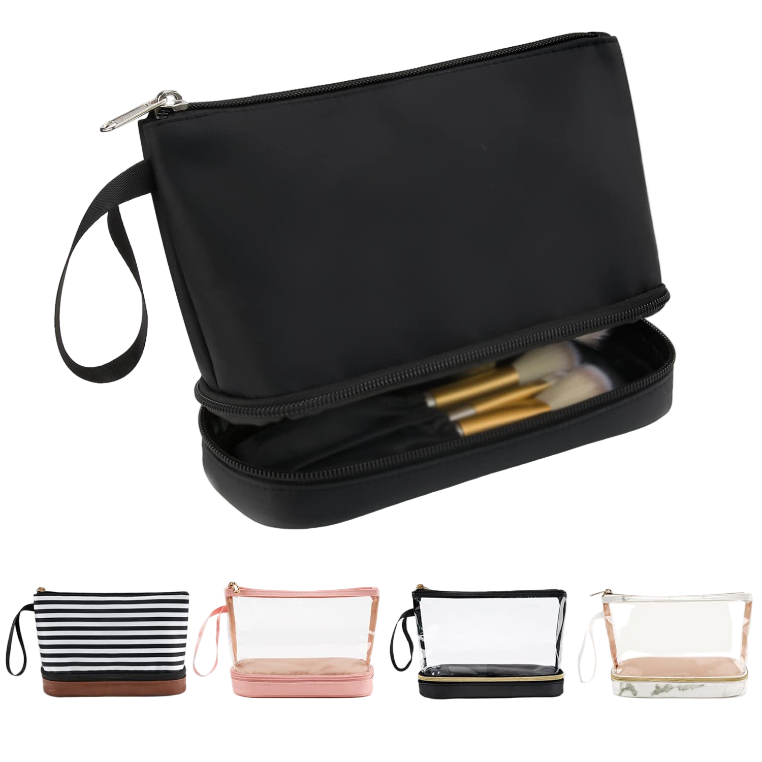 Heavenly Gadget 02-Nylon Black / Small (Pack Of 1) The Jet-Set Makeup Organizer