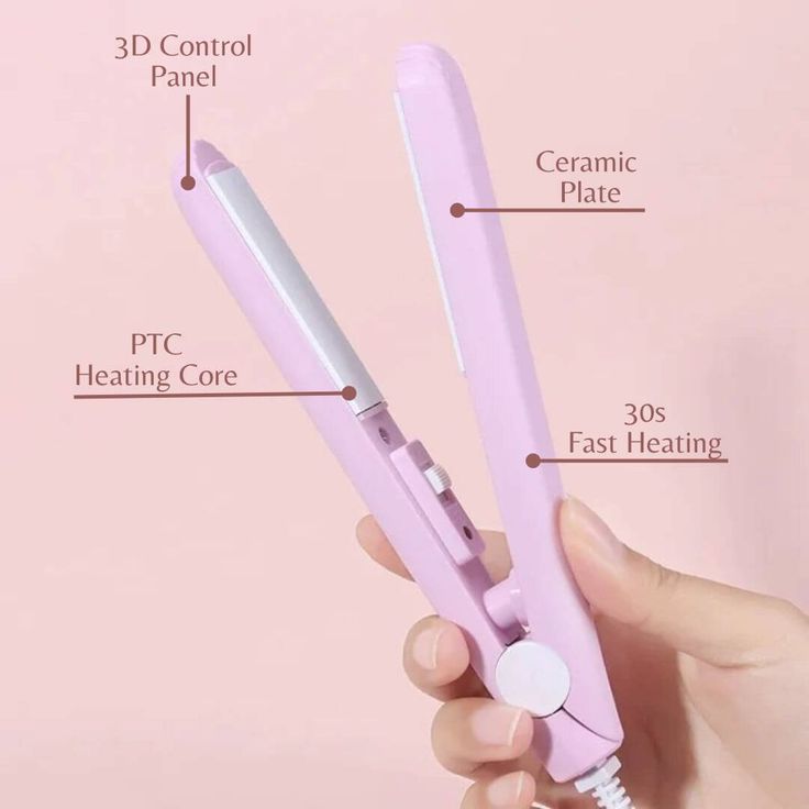 Ceramic Mini Hair Straightener