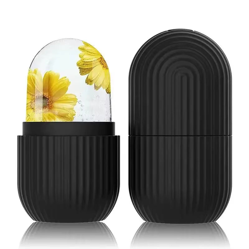 Heavenly Gadget Black Glacial Glow Ice Roller Set