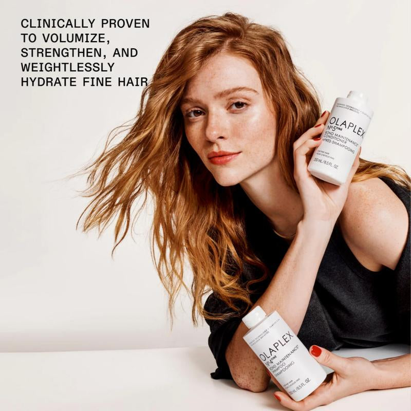 OLAPLEX Double Volume Fine Hair Trial Set - Weightless, Clinically Proven Fine Hair Shampoo & Conditioner to Volumize, Strengthen & Hydrate