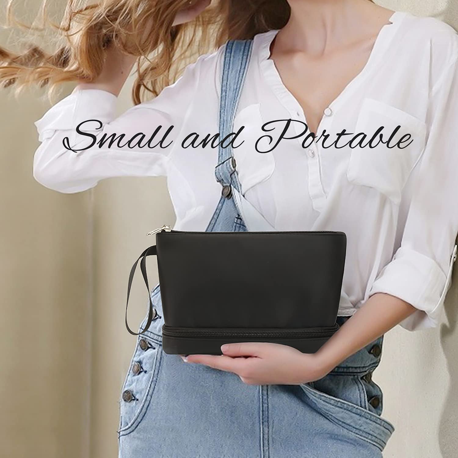 Heavenly Gadget 02-Nylon Black / Small (Pack Of 1) The Jet-Set Makeup Organizer