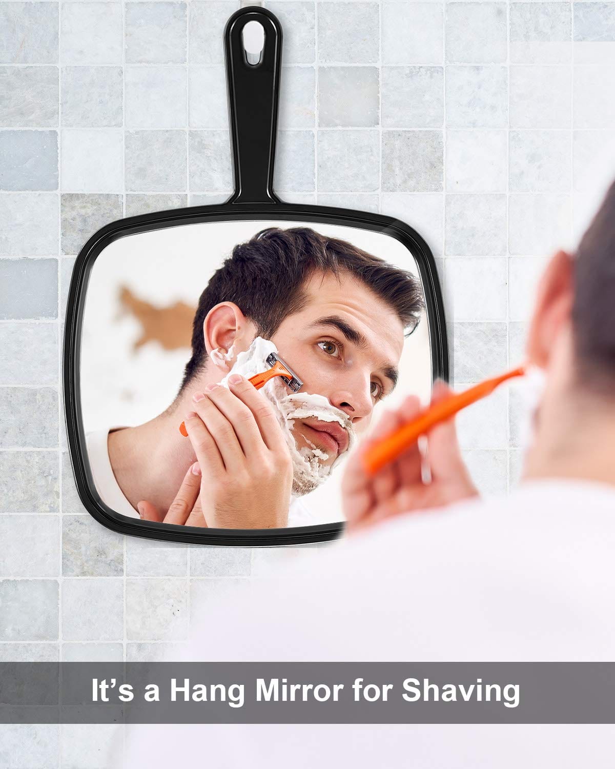 Salon Pro 3-Pack Hand Mirrors – Extra Large & Durable