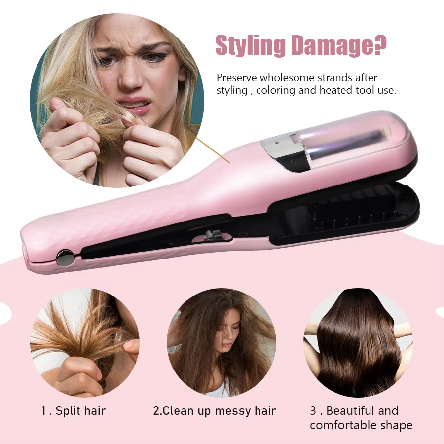 Heavenly Gadget Hair End Cutting Machine Hair Split Ends Trimmer Automatic Split End Remover Damaged Hair Repair Care Treatment