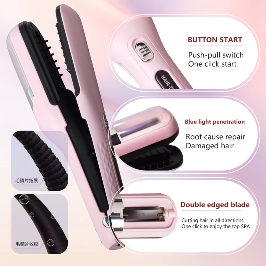 Heavenly Gadget Hair End Cutting Machine Hair Split Ends Trimmer Automatic Split End Remover Damaged Hair Repair Care Treatment