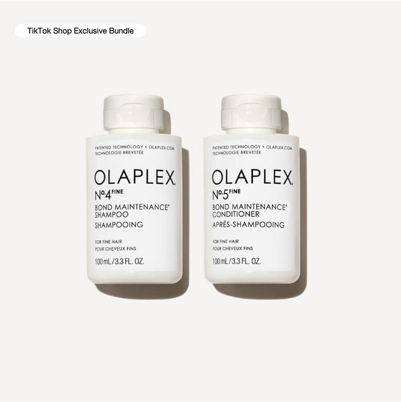 OLAPLEX Double Volume Fine Hair Trial Set - Weightless, Clinically Proven Fine Hair Shampoo & Conditioner to Volumize, Strengthen & Hydrate
