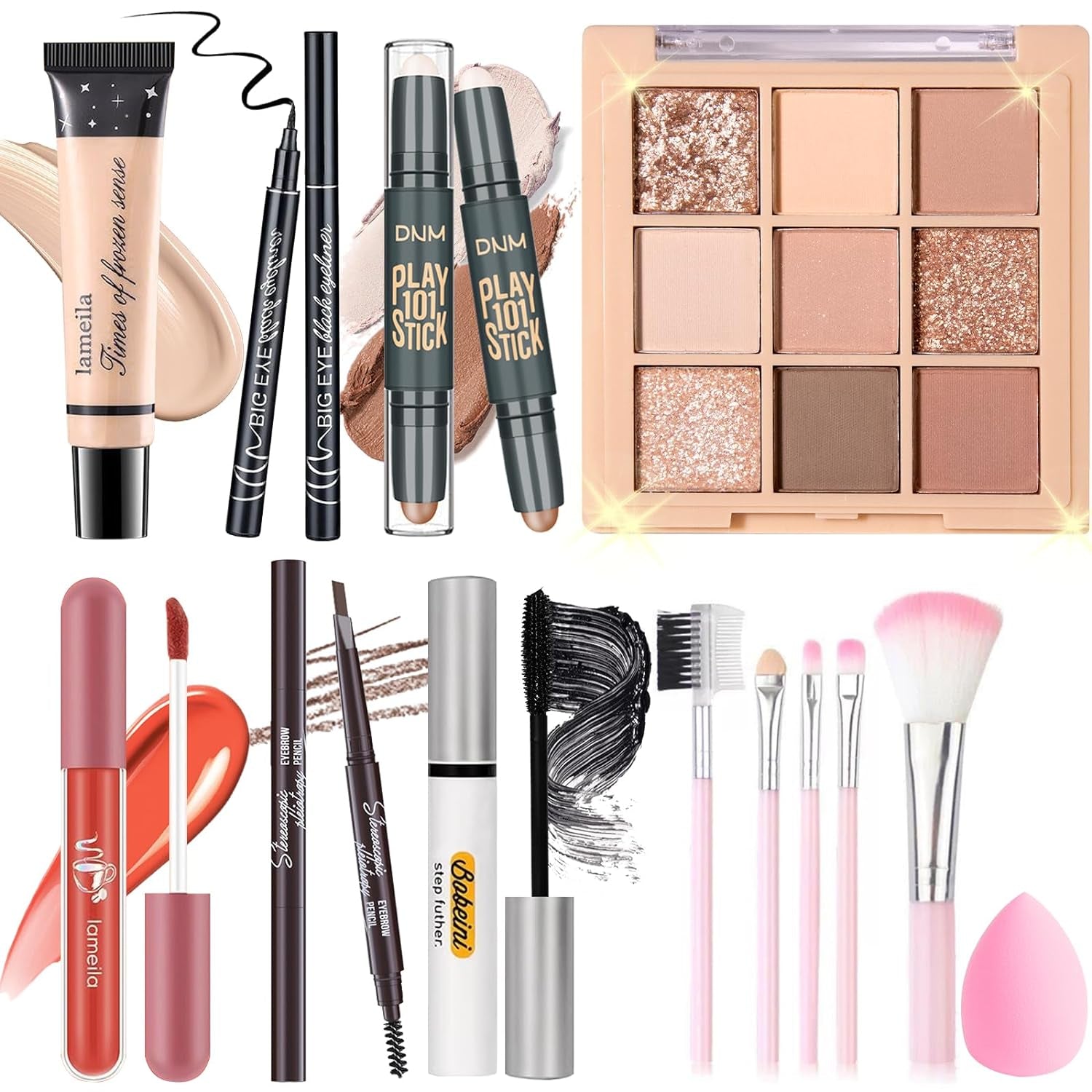 Heavenly Gadget Set A Pretty in 9: Complete Makeup Set for Teens & Women