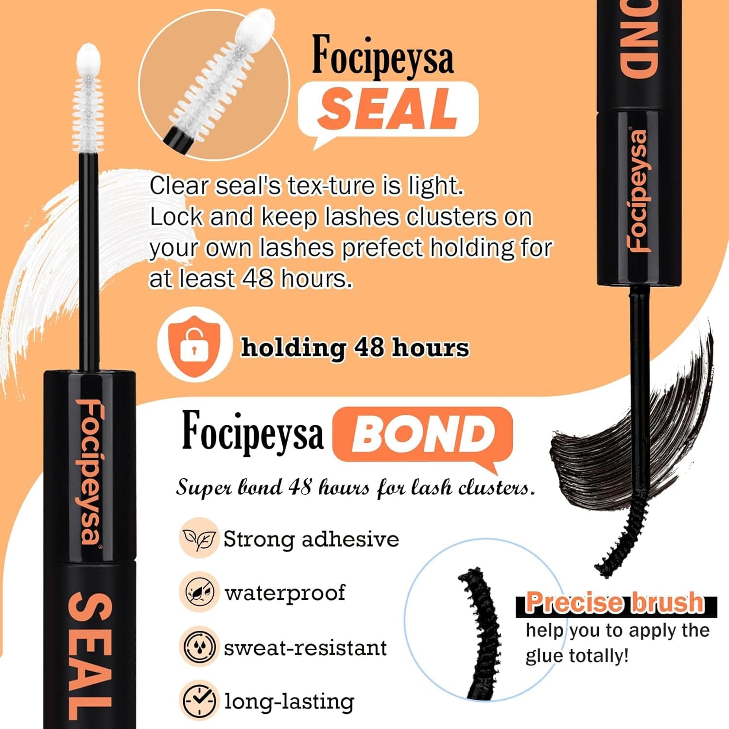 Thick Lash Extension Kit Full Volume Lash Clusters 40P Eyelash Extension Kit DIY Lash Extension Kit with Bond and Seal Glue, Lash Applicator DIY at Home for Beginner (40P 10-18MM)