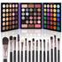 Eyeshadow Palette with 15Pcs Brushes Makeup Set, Pigmented 86 Colors Make up Sets Valentine&