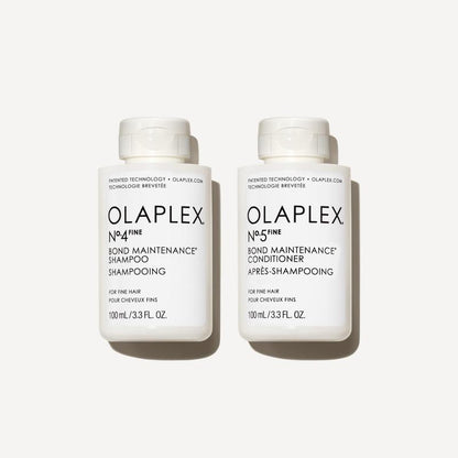 OLAPLEX Double Volume Fine Hair Trial Set - Weightless, Clinically Proven Fine Hair Shampoo &amp; Conditioner to Volumize, Strengthen &amp; Hydrate