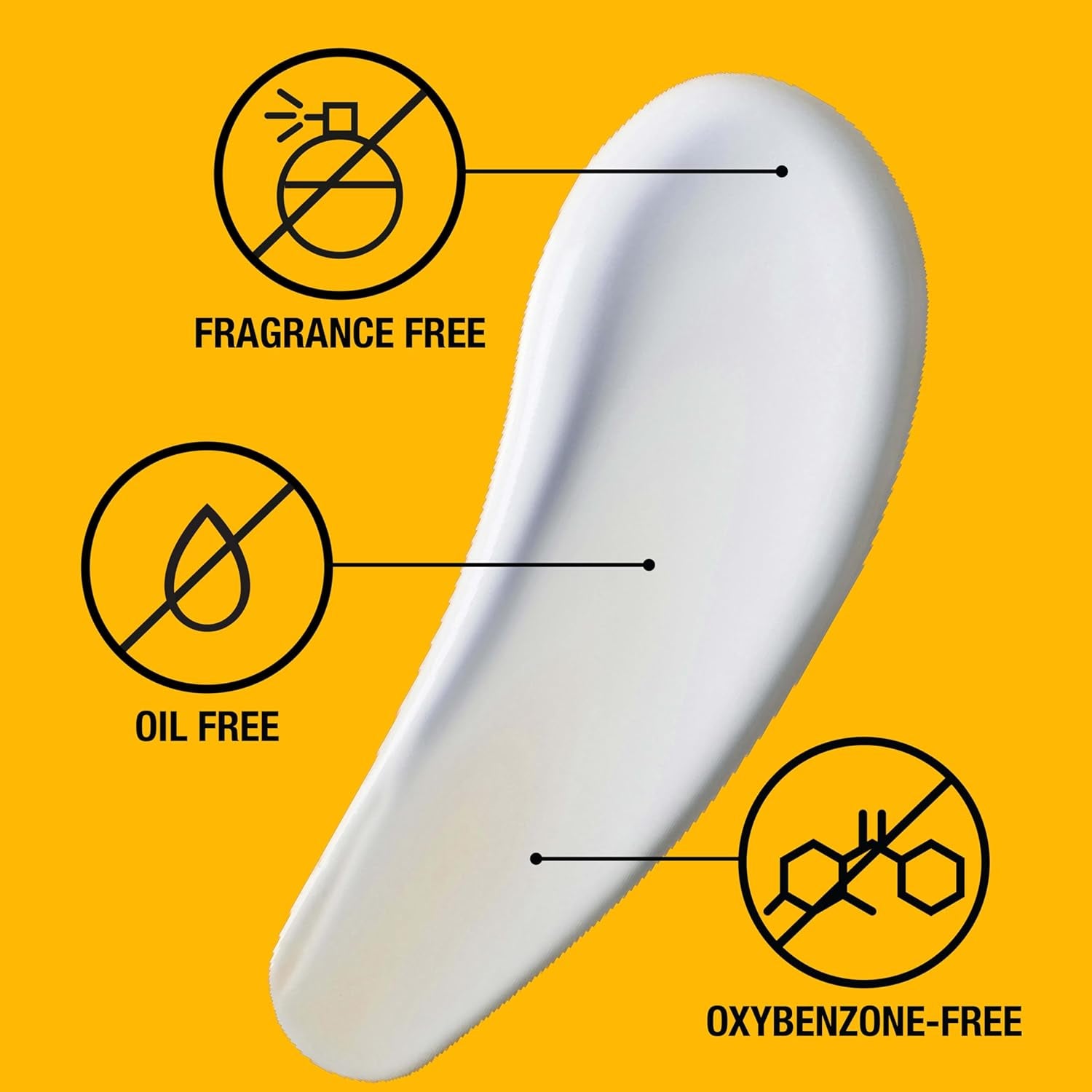 Clear Face Sunscreen Lotion for Acne-Prone Skin, Broad Spectrum SPF 50 Facial Sunscreen for Oily Skin, Oil-, Fragrance- &amp; Oxybenzone-Free Water Resistant Sunscreen, 3 Fl. Oz