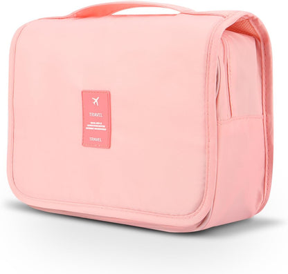 Hanging Toiletry Bag - Large Cosmetic Makeup Travel Organizer for Men &amp; Women with Sturdy Hook