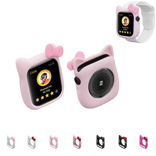 Cat Watch Cover Case for Apple Watch with cute cat design, durable and protective fit, perfect for adding personality and style to your smartwatch.