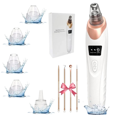 Blackhead Vacuum Extractor – 5 Heads, USB Rechargeable