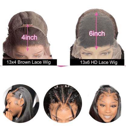 SilkPress 13x6 Lace Wig – 150% Density Human Hair (22&quot;)