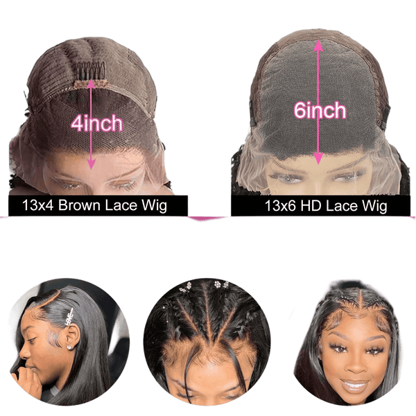 SilkPress 13x6 Lace Wig – 150% Density Human Hair (22")