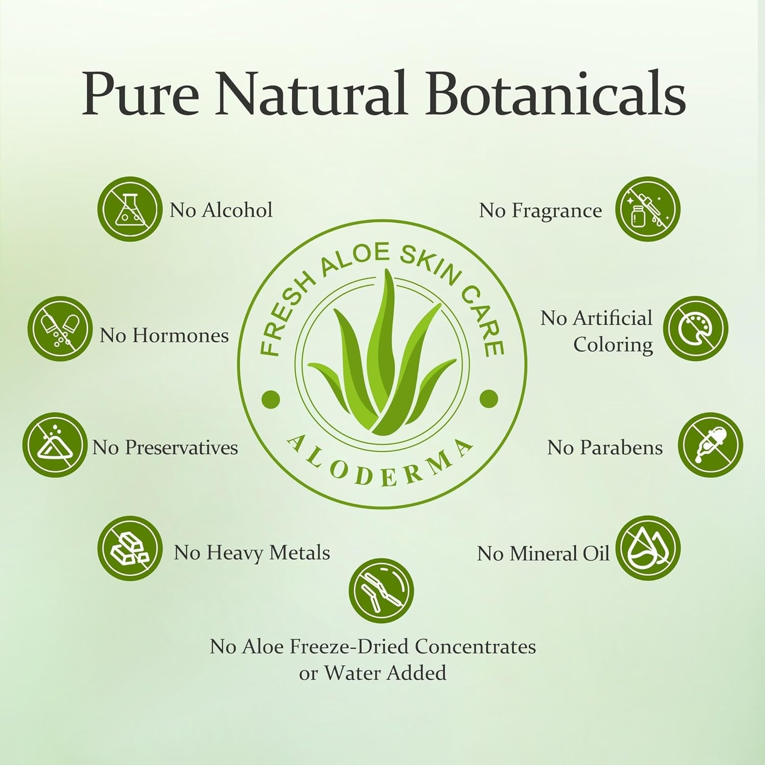 Organic Aloe Vera Gel for Face &amp; Body, 96% Pure Aloe Gel Made within 12 Hours of Harvest, Ideal for Skin, Scalp, &amp; Hair Hydration, Calming Moisturizer for Soothing after Sun Care, 7.05Oz