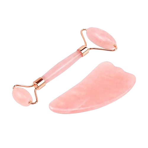 Gua Sha &amp; Jade Roller Set – Facial Massage Tool