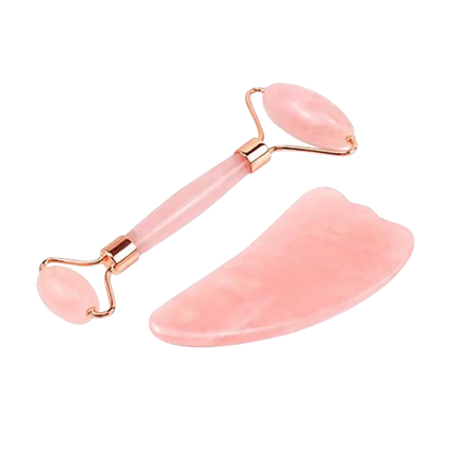 Gua Sha &amp; Jade Roller Set – Facial Massage Tool