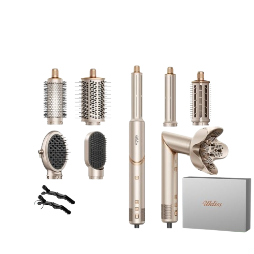 UKLISS FusionAir 8-in-1 Hair Styler - Professional Salon Tool with 110,000 RPM Motor