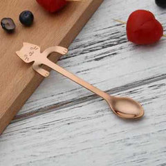 STAINLESS STEEL CAT TEASPOONS