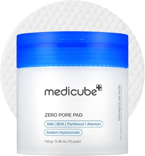 Zero Pore Pads 2.0 - Dual-Textured AHA BHA Exfoliating Toner Pads for Pore Refining & Oil Control