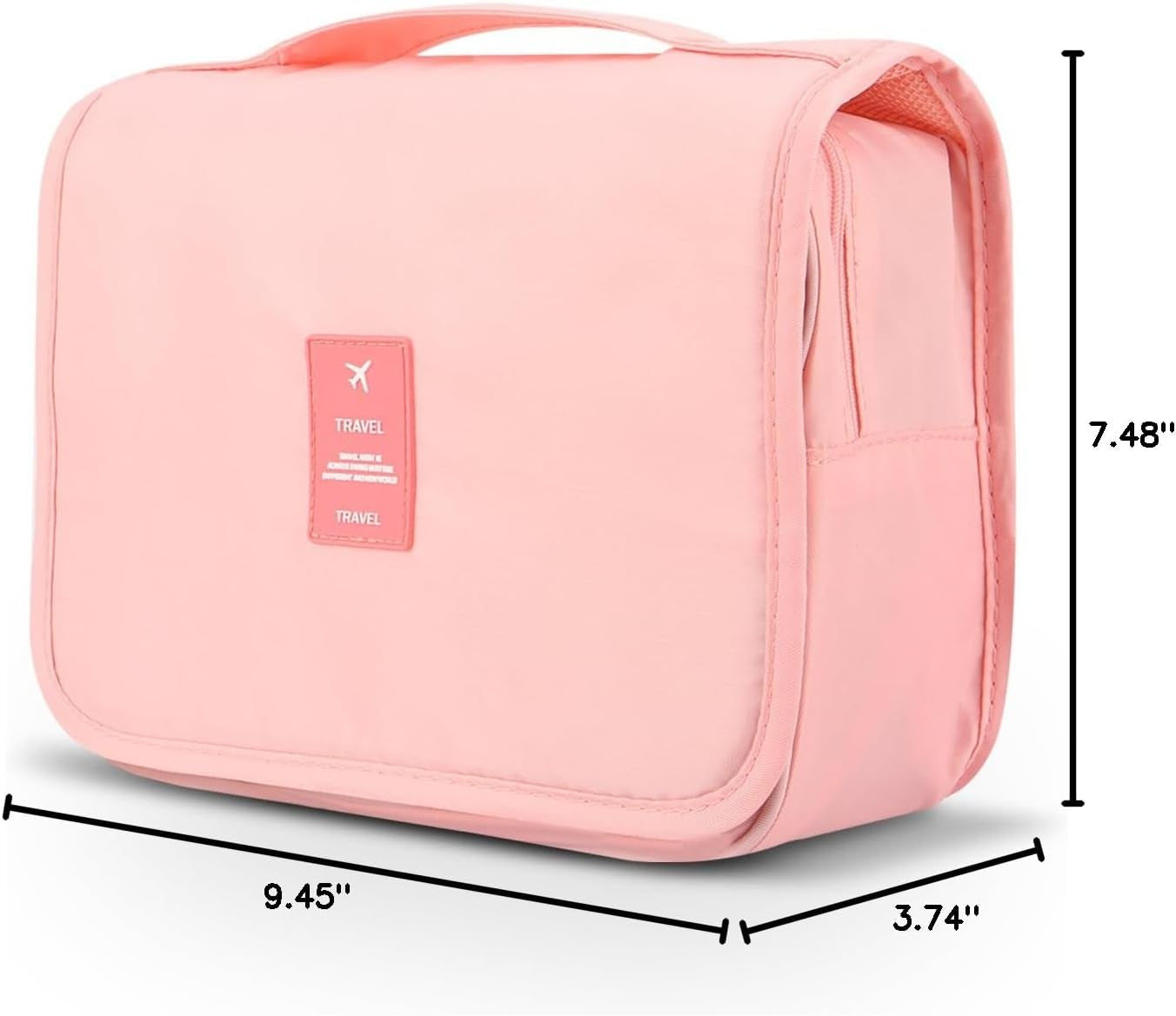 Hanging Toiletry Bag - Large Cosmetic Makeup Travel Organizer for Men &amp; Women with Sturdy Hook